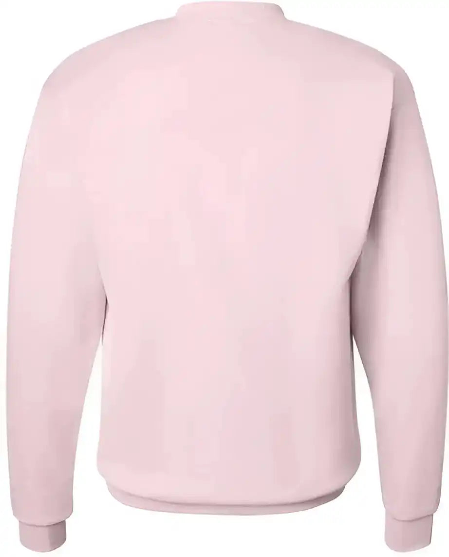 Hanes P160 Ecosmart Crewneck Sweatshirt Pale Pink