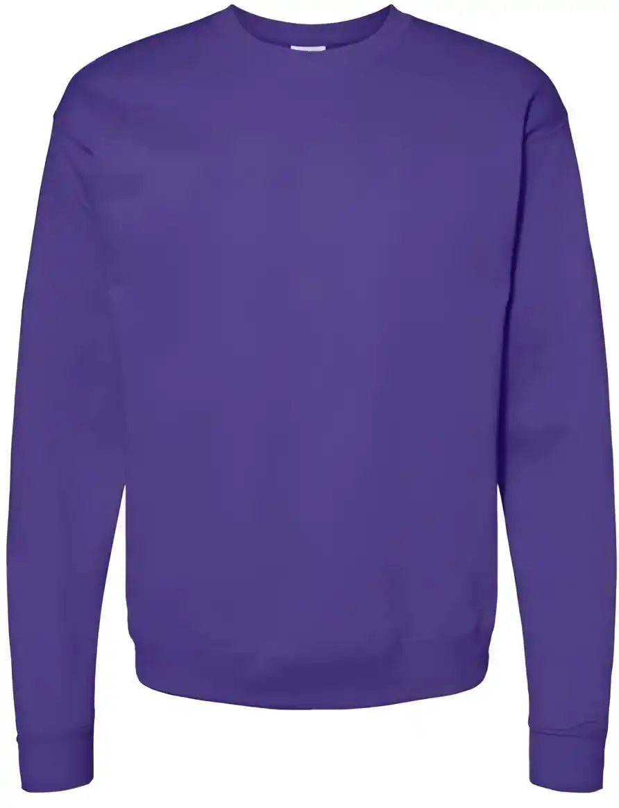 Hanes P160 Ecosmart Crewneck Sweatshirt - Purple