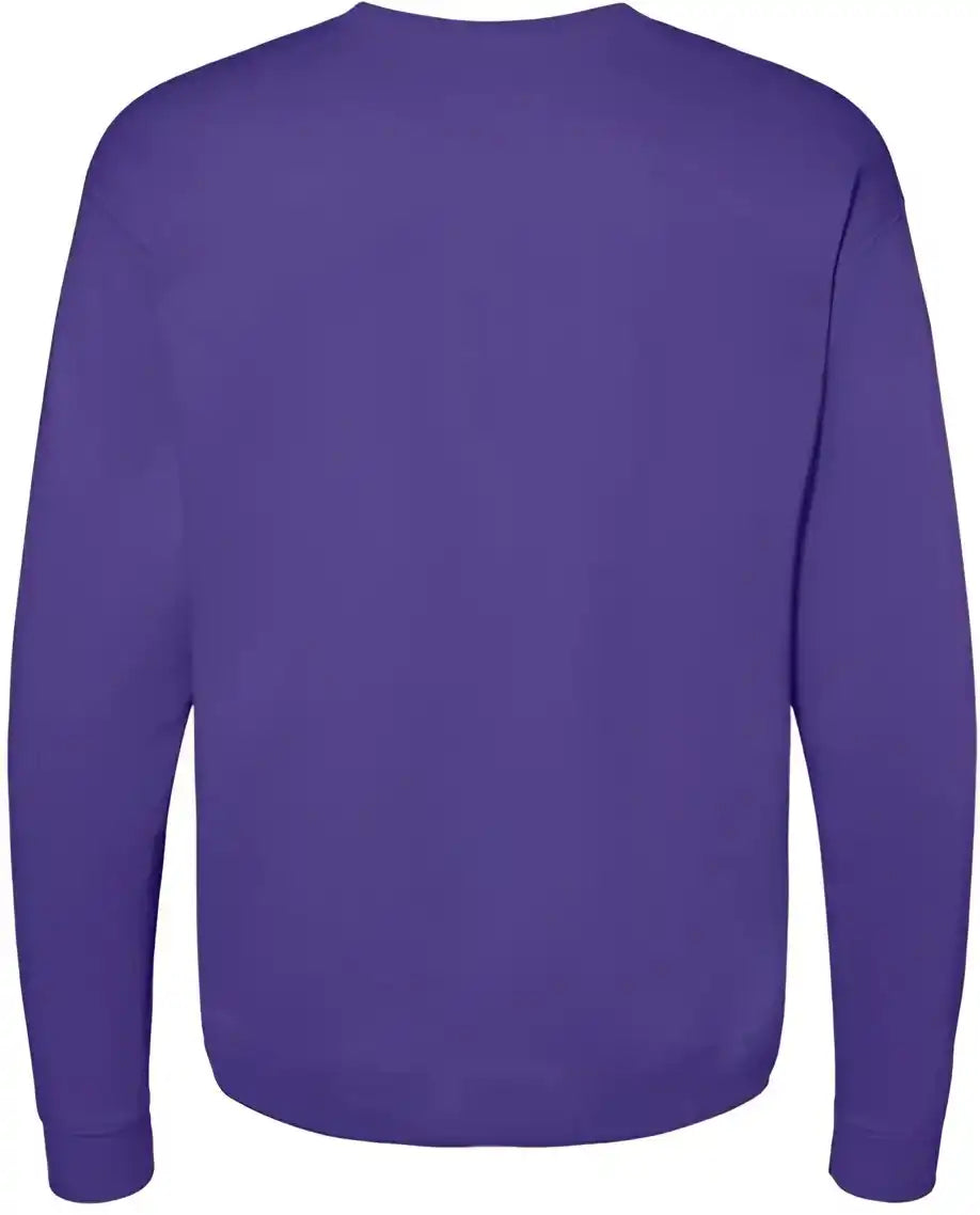 Hanes P160 Ecosmart Crewneck Sweatshirt - Purple