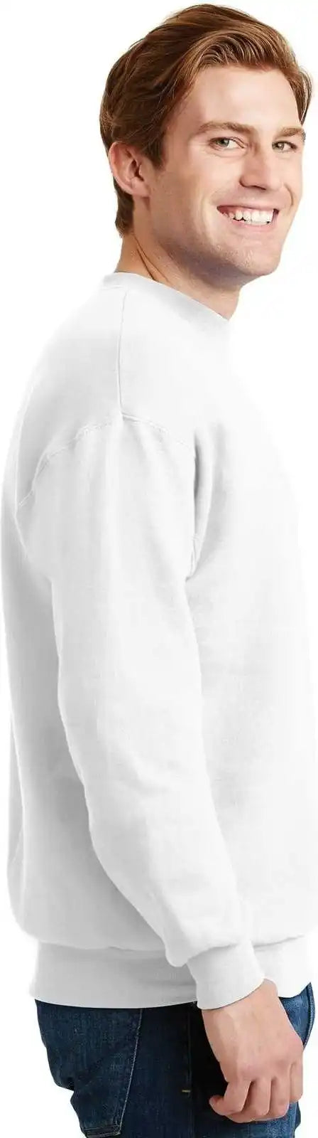 Hanes P160 Ecosmart Crewneck Sweatshirt White