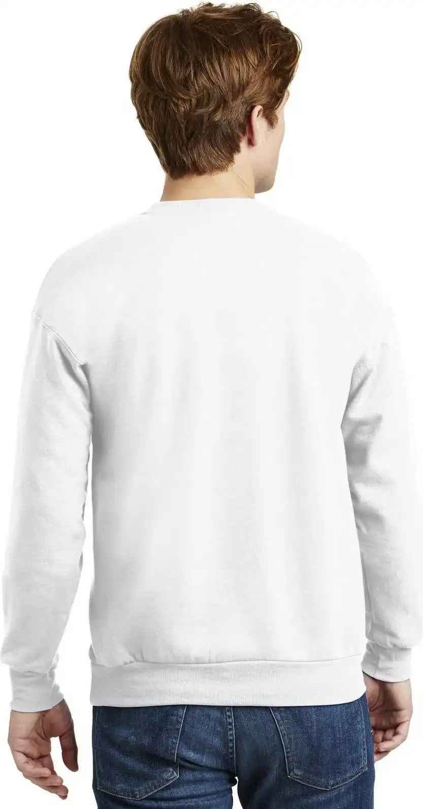 Hanes P160 Ecosmart Crewneck Sweatshirt White