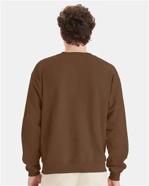Hanes P160 Ecosmart® Crewneck Sweatshirt - Army Brown