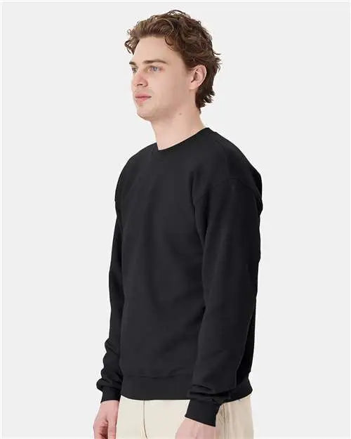 Hanes P160 Ecosmart® Crewneck Sweatshirt - Black