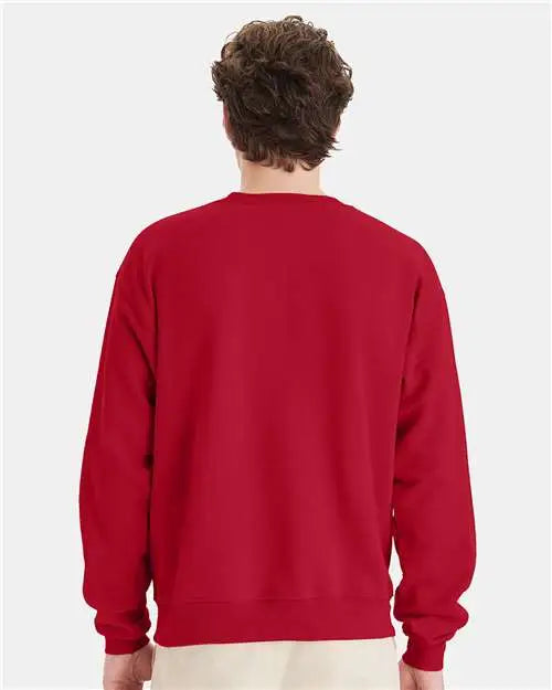 Hanes P160 Ecosmart® Crewneck Sweatshirt - Deep Red