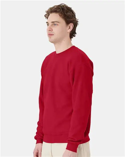 Hanes P160 Ecosmart® Crewneck Sweatshirt - Deep Red