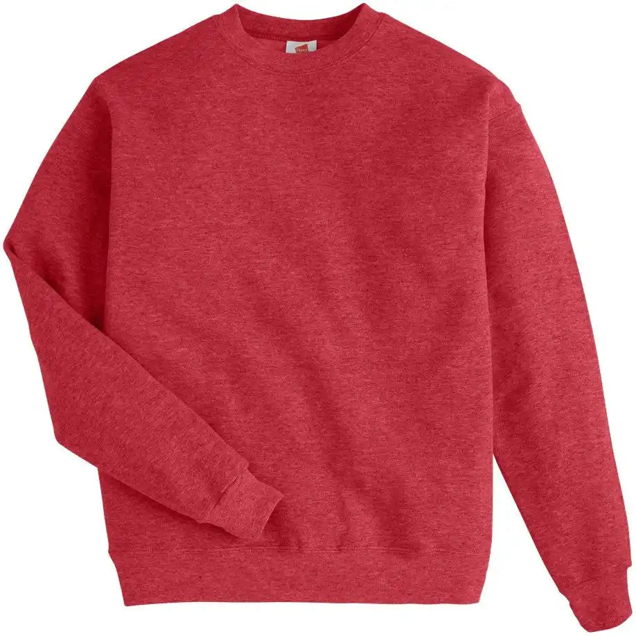 Hanes P160 Ecosmart® Crewneck Sweatshirt - Heather Red - s