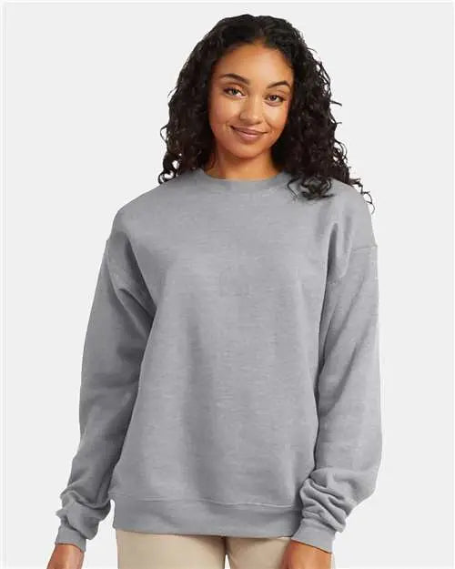 Hanes P160 Ecosmart® Crewneck Sweatshirt - Light Steel