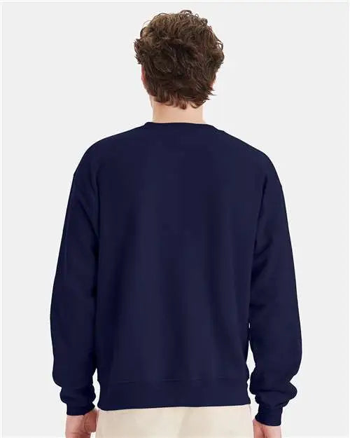Hanes P160 Ecosmart® Crewneck Sweatshirt - Navy