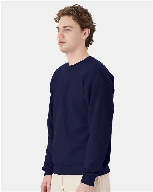 Hanes P160 Ecosmart® Crewneck Sweatshirt - Navy