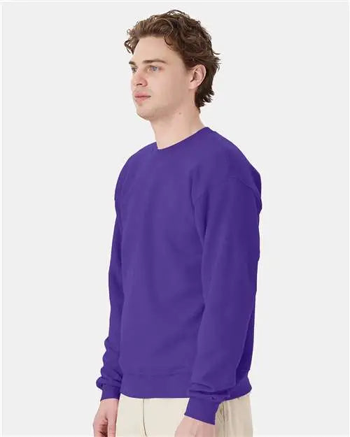 Hanes P160 Ecosmart® Crewneck Sweatshirt - Purple