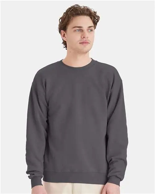 Hanes P160 Ecosmart® Crewneck Sweatshirt - Smoke Grey