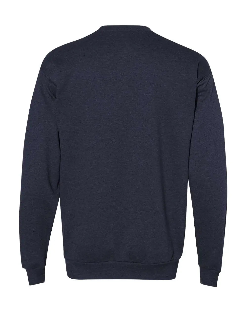 Hanes P160 Ecosmartâ Crewneck Sweatshirt - Heather Navy