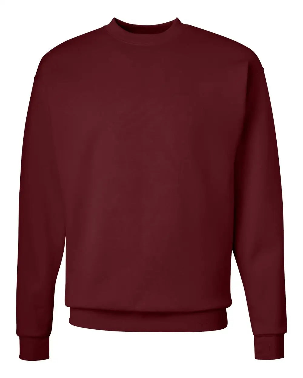 Hanes P160 Ecosmartâ Crewneck Sweatshirt - Maroon