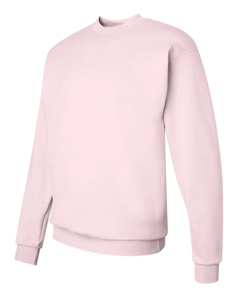 Hanes P160 Ecosmartâ Crewneck Sweatshirt - Pale Pink