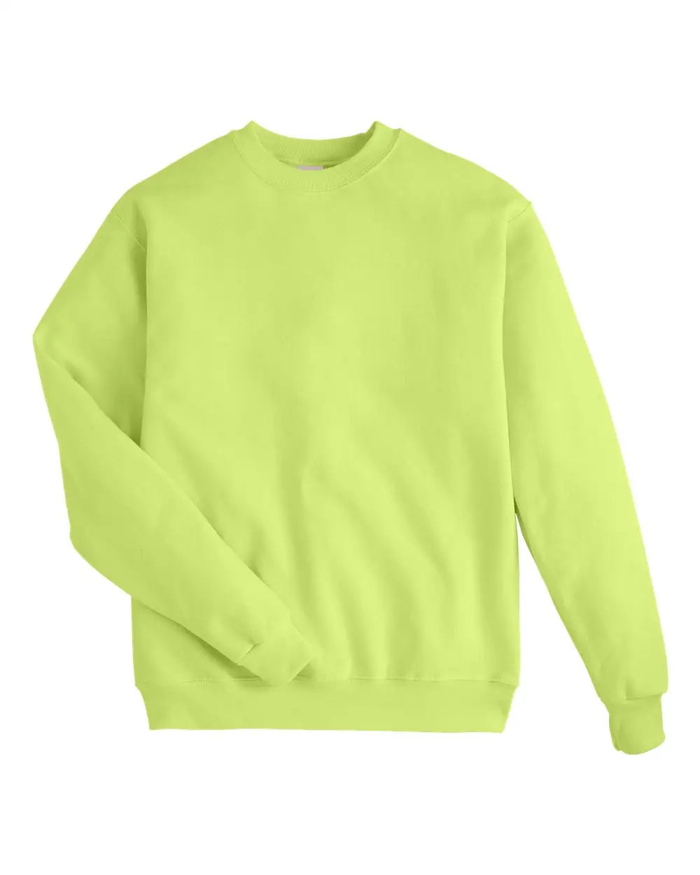 Hanes P160 Ecosmartâ Crewneck Sweatshirt - Safety Green