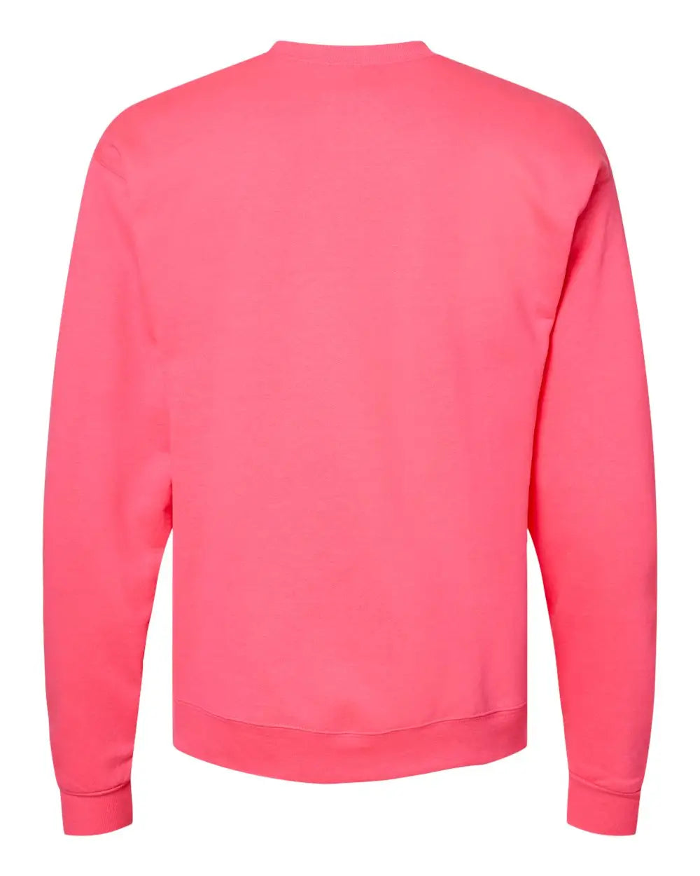 Hanes P160 Ecosmartâ Crewneck Sweatshirt - Safety Pink