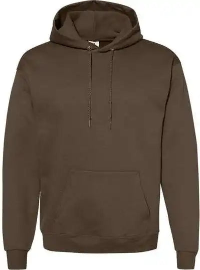 Hanes P170 Ecosmart Hooded Sweatshirt Army Brown