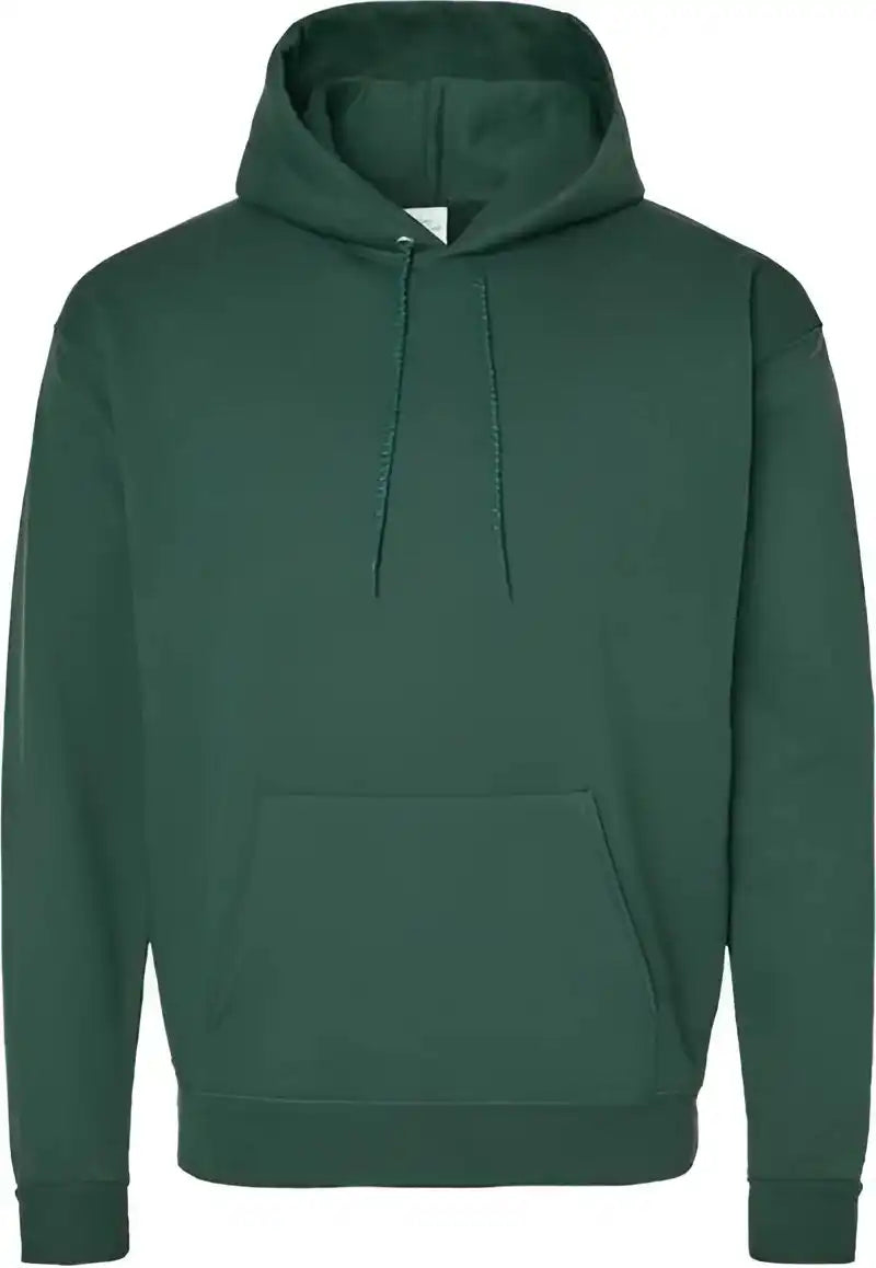 Hanes P170 Ecosmart Hooded Sweatshirt Athletic Dark Green