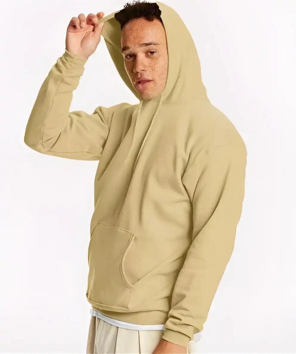 Hanes P170 Ecosmart Hooded Sweatshirt Athletic Gold