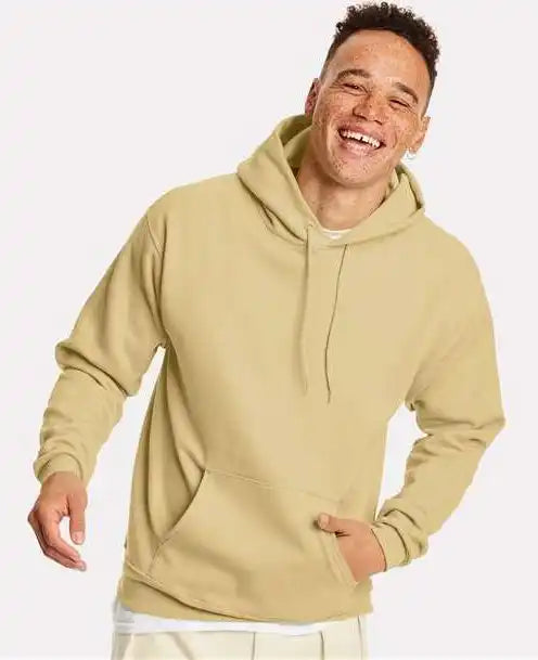 Hanes P170 Ecosmart Hooded Sweatshirt Athletic Gold