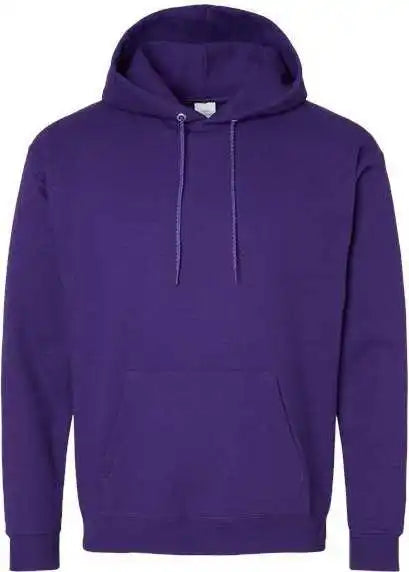 Hanes P170 Ecosmart Hooded Sweatshirt Athletic Purple