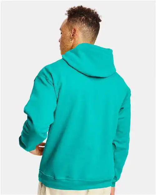 Hanes P170 Ecosmart Hooded Sweatshirt Athletic Teal