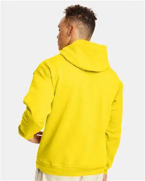 Hanes P170 Ecosmart Hooded Sweatshirt Athletic Yellow