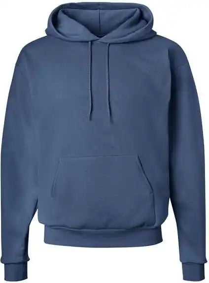 Hanes P170 Ecosmart Hooded Sweatshirt - Denim Blue