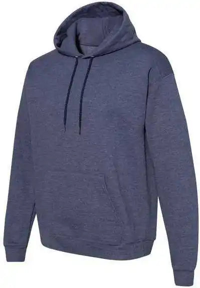 Hanes P170 Ecosmart Hooded Sweatshirt Heather Navy