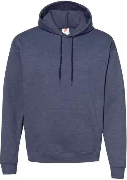 Hanes P170 Ecosmart Hooded Sweatshirt - Heather Navy