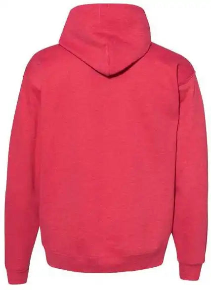 Hanes P170 Ecosmart Hooded Sweatshirt Heather Red
