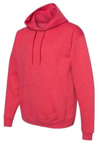 Hanes P170 Ecosmart Hooded Sweatshirt - Heather Red