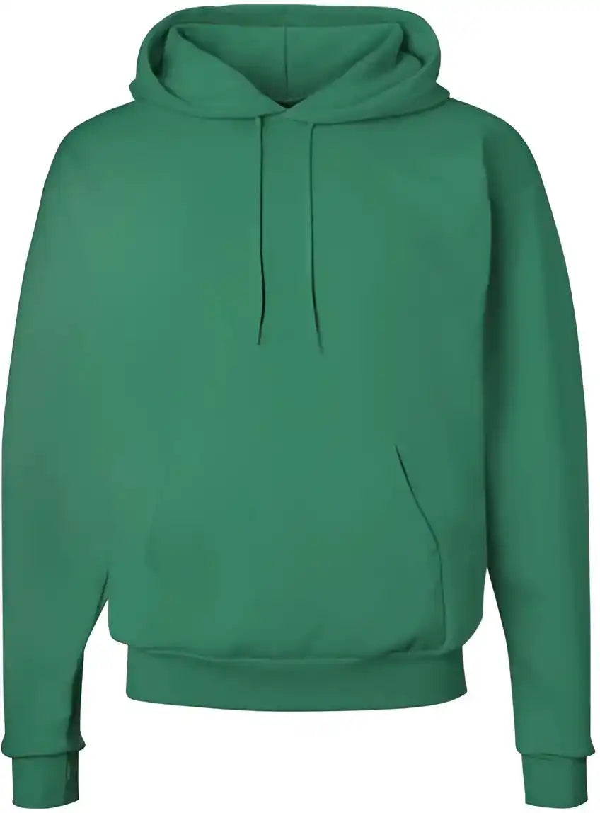 Hanes P170 Ecosmart Hooded Sweatshirt Kelly Green