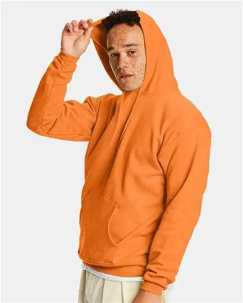 Hanes P170 Ecosmart Hooded Sweatshirt Tennessee Orange