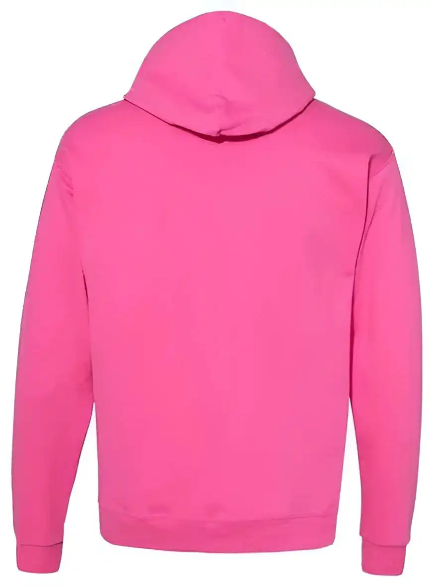 Hanes P170 Ecosmart Hooded Sweatshirt Wow Pink