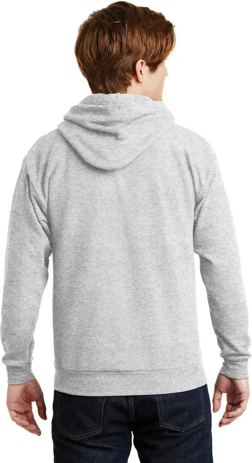 Hanes P170 Ecosmart Pullover Hooded Sweatshirt Ash