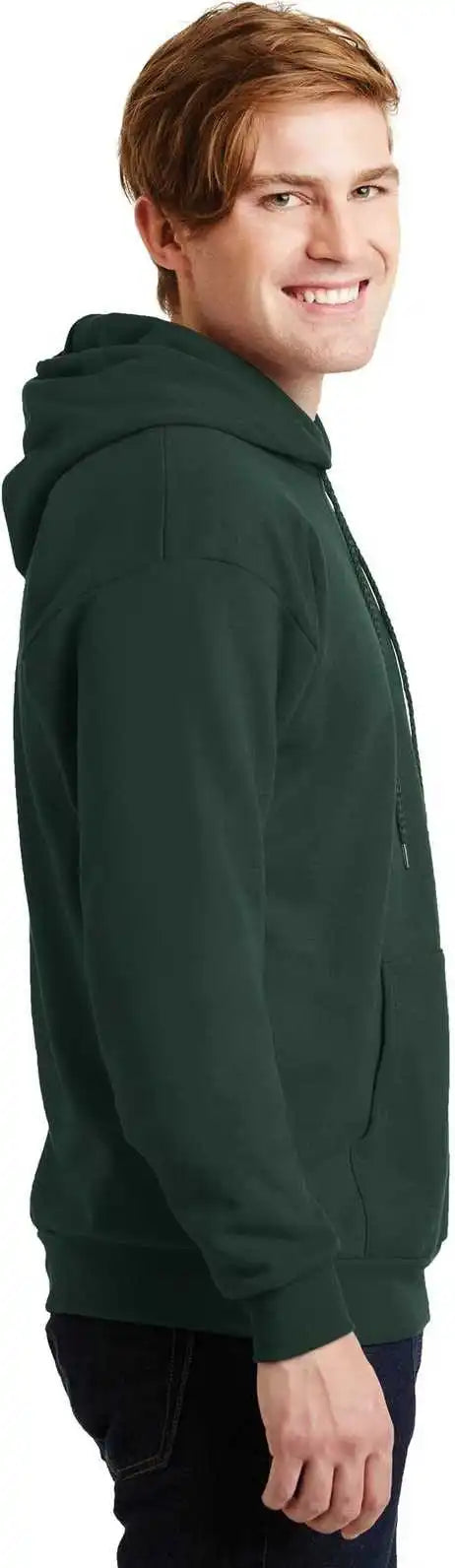 Hanes P170 Ecosmart Pullover Hooded Sweatshirt Deep Forest