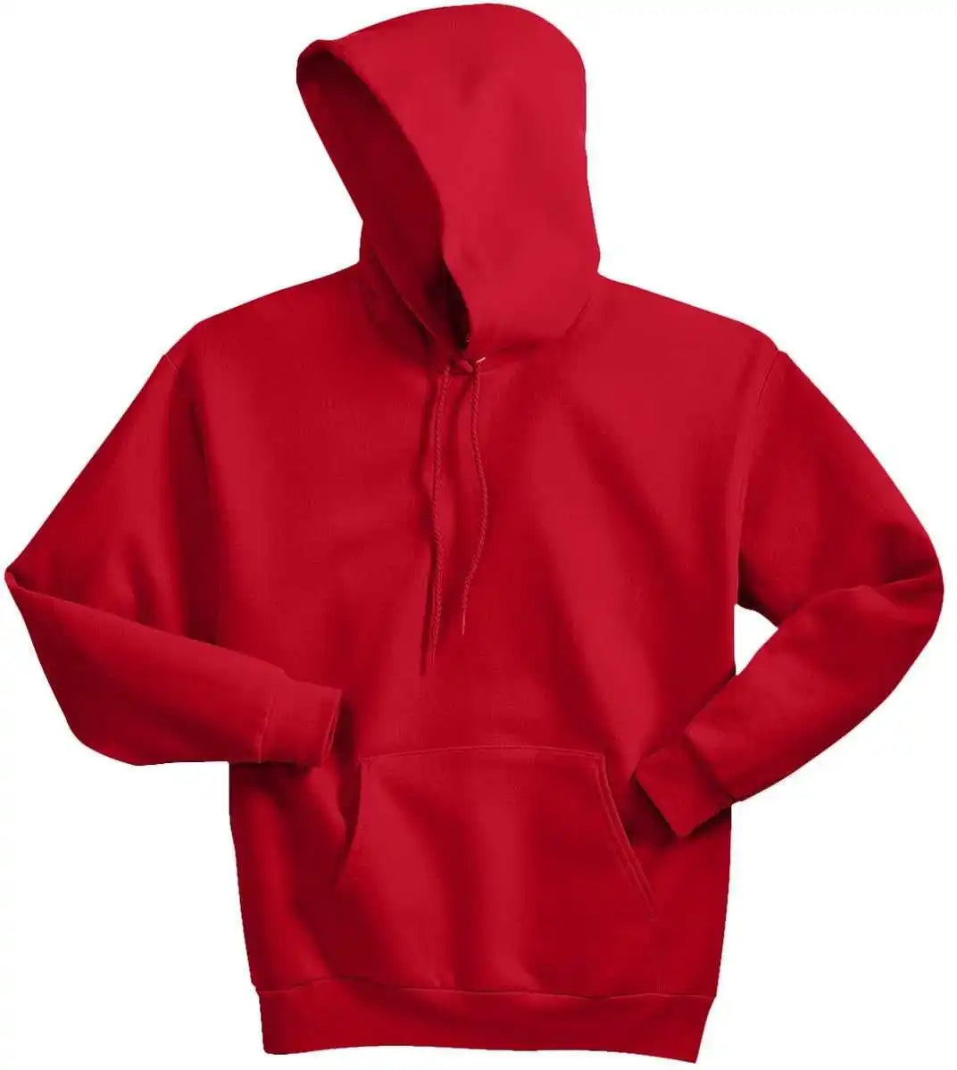 Hanes P170 Ecosmart Pullover Hooded Sweatshirt Deep Red