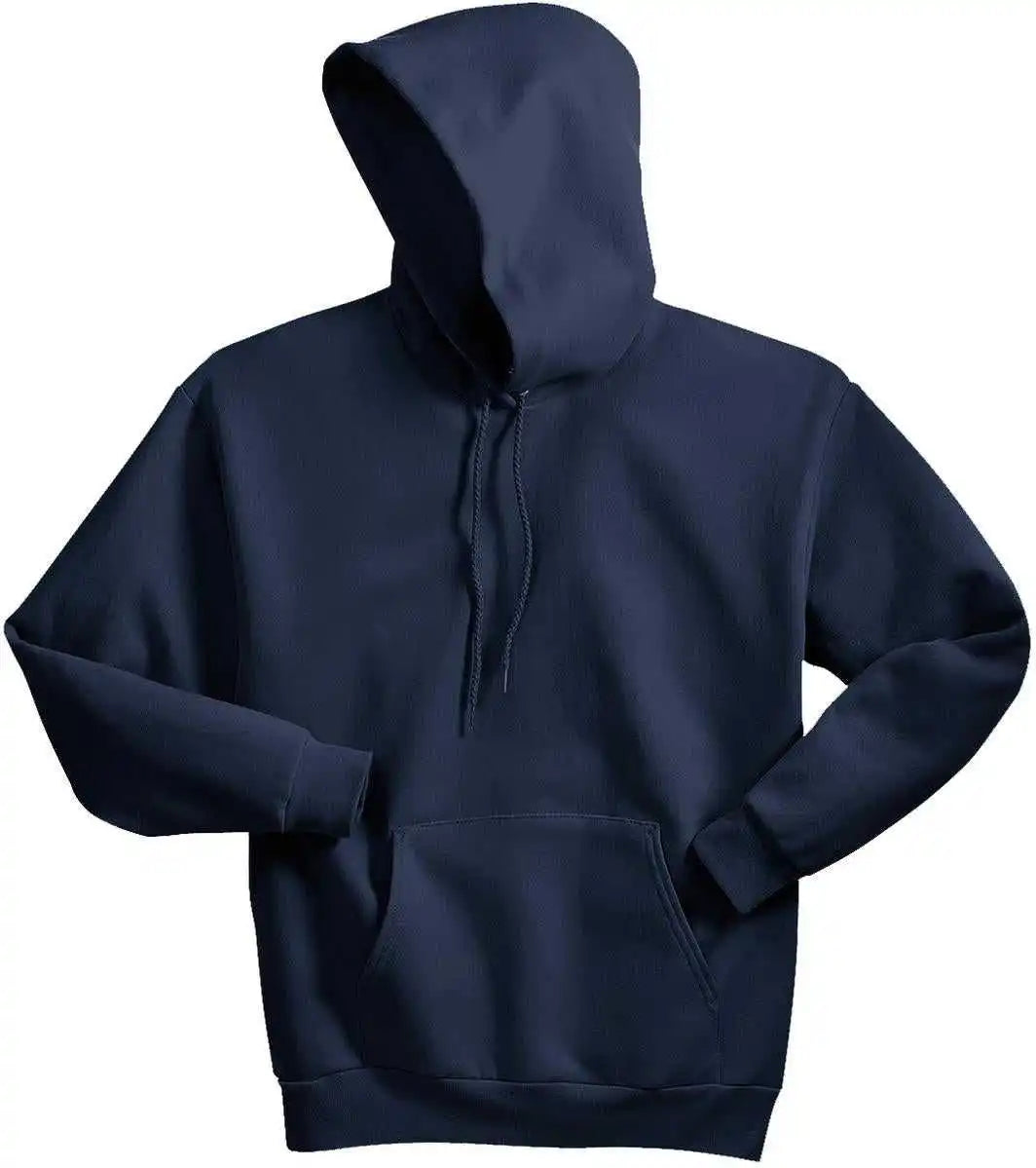 Hanes P170 Ecosmart Pullover Hooded Sweatshirt Navy