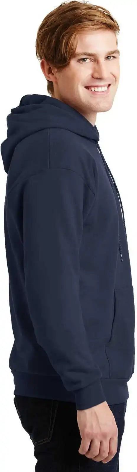 Hanes P170 Ecosmart Pullover Hooded Sweatshirt Navy