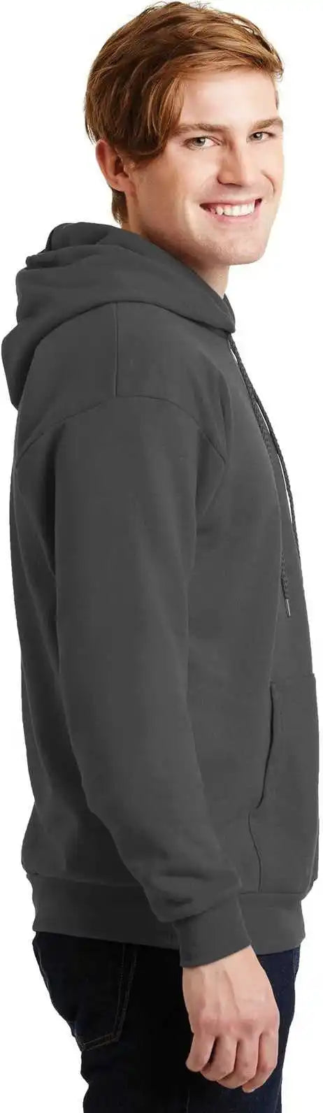 Hanes P170 Ecosmart Pullover Hooded Sweatshirt Smoke Gray