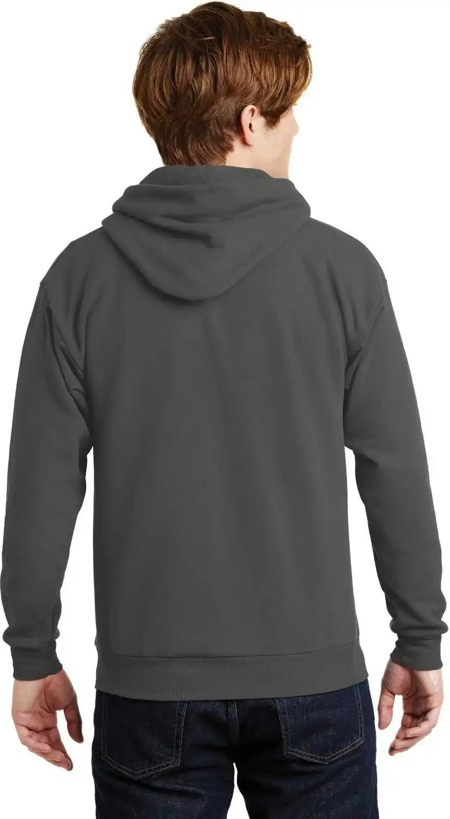 Hanes P170 Ecosmart - Pullover Hooded Sweatshirt - Smoke Gray