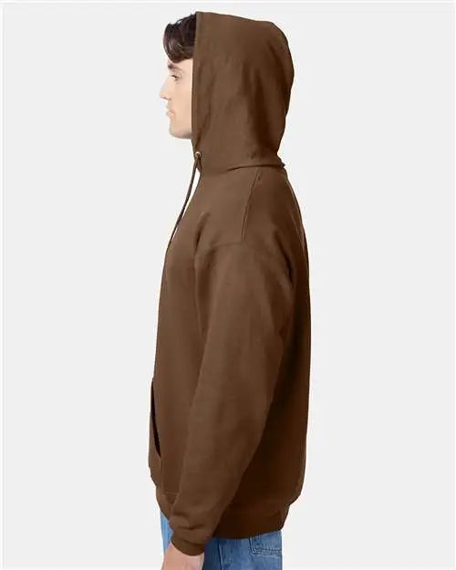 Hanes P170 Ecosmart® Hooded Sweatshirt - Army Brown