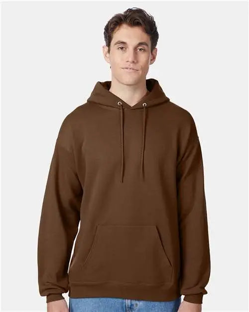 Hanes P170 Ecosmart® Hooded Sweatshirt - Army Brown