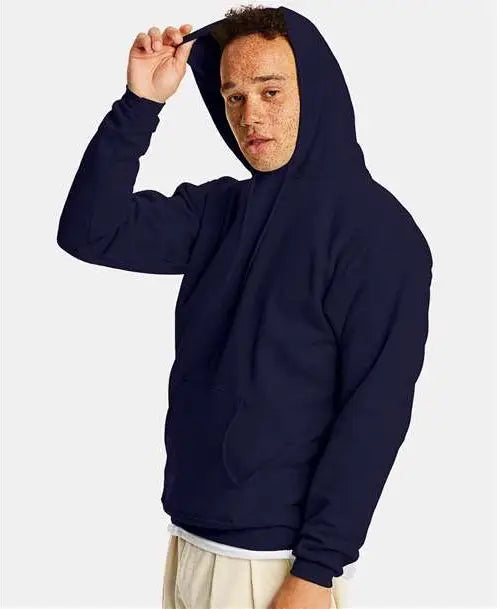 Hanes P170 Ecosmart® Hooded Sweatshirt - Athletic Navy