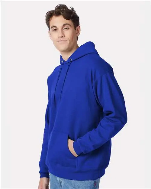 Hanes P170 Ecosmart® Hooded Sweatshirt - Deep Royal