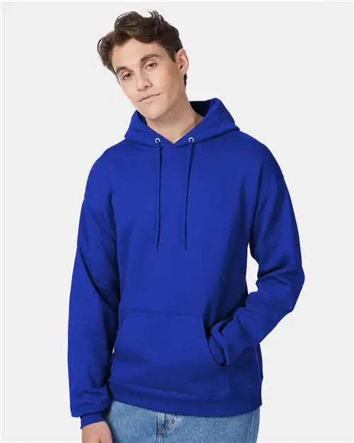 Hanes P170 Ecosmart® Hooded Sweatshirt - Deep Royal