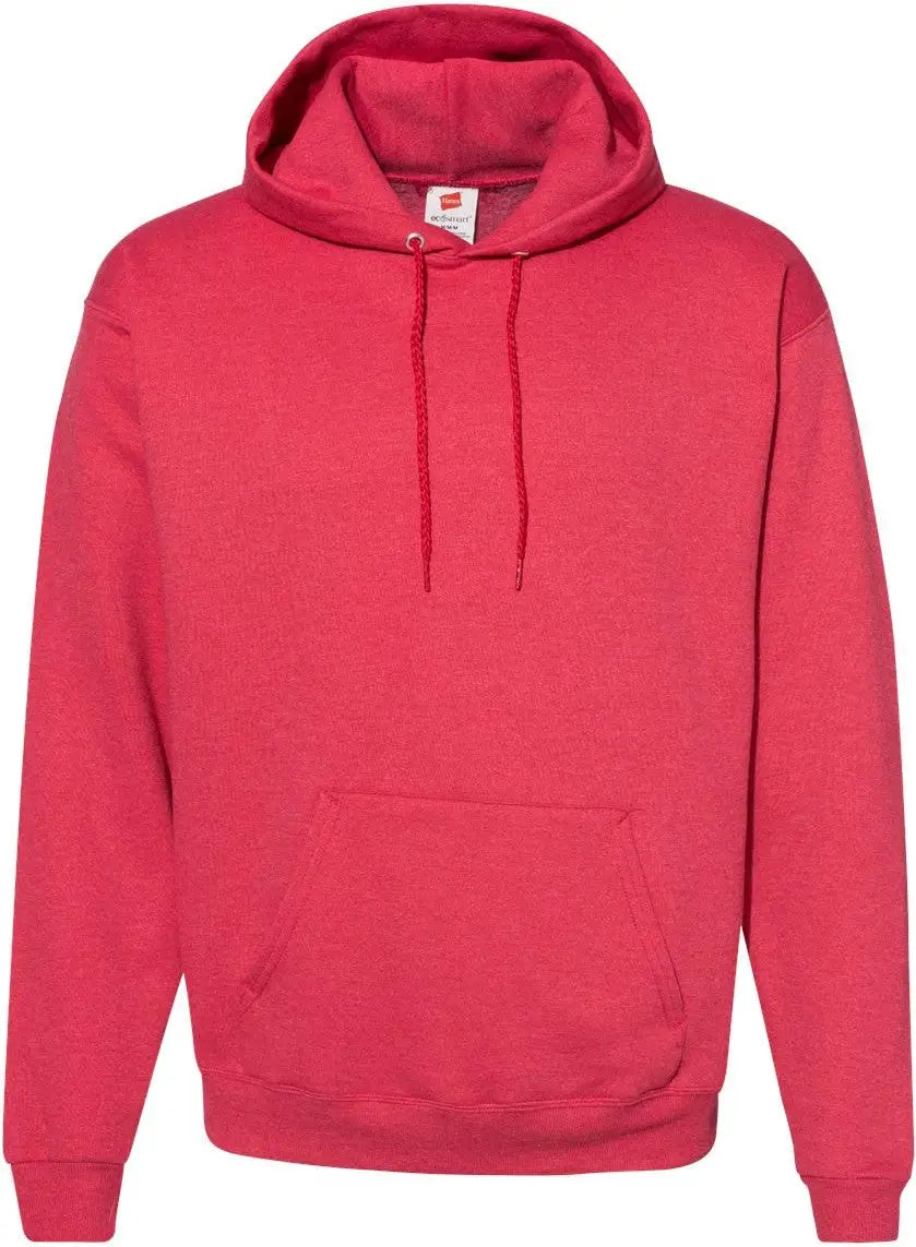 Hanes P170 Ecosmart® Hooded Sweatshirt - Heather Red - s