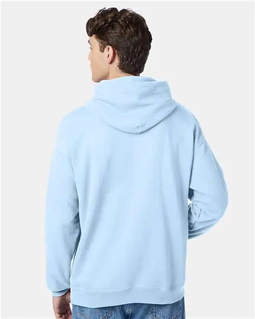 Hanes P170 Ecosmart® Hooded Sweatshirt - Light Blue