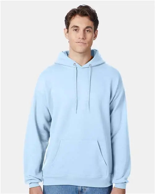 Hanes P170 Ecosmart® Hooded Sweatshirt - Light Blue